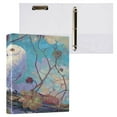 thumbnail image 3 of 3 Ring Binder 1.5 inch Round Rings with Interior Pockets Binders Organizer Office School 1Pack Vigilant Owl, 3 of 10