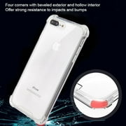 Apple iPhone 6 /6S PLUS Phone Case Clear Shockproof Hybrid Bumper Gummy Rubber Silicone Gel Shock Absorption Cover Highly Transparent Clear Phone Case Cover for Apple iPhone 6S Plus, iPhone 6 PLUS
