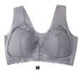 thumbnail image 4 of Sonducket Cierre frontal Beauty Back Cómodo moldeador Push Up Seamless Beauty Back Sports Bra, Womens Casual Comfort Lace Ropa interior Gris METRO, 4 of 6