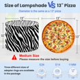 thumbnail image 2 of Lampshades 2 Pack Zebra seamless Black white zebra stripes zoo fabric animal 13"x13"x10" Light Shade for Table Lamps Floor Lamp Shades Lampshade Replacement Easy Assembly, 2 of 8