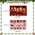 thumbnail image 3 of Suite 5 Pack 8 66 Inch Traditional Wooden Ornaments Festive Christmas Tree, 3 of 5