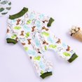 thumbnail image 2 of Four-legged Printed Pajamas For Pets Comfortable Four-legged Home Clothes For Dogs Cute Knitted Clothes Home Travel Pink, 2 of 6