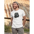 thumbnail image 2 of Sketch Of Poodle Dog T-Shirt Men -Image by Shutterstock, Male 3X-Large, 2 of 4
