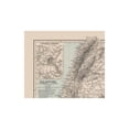 thumbnail image 4 of Historic Map - Palestine Israel Lebanon - Stieler 1885 - Vintage Wall Art, 4 of 4