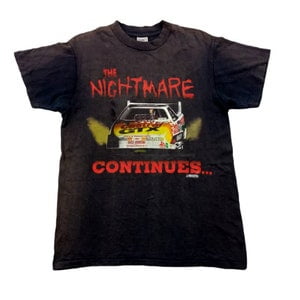 Vintage 90's John Force NHRA Drag Racing Medium T Shirt The Nightmare Racing Drag Shirt n@sc@r Tees Size M