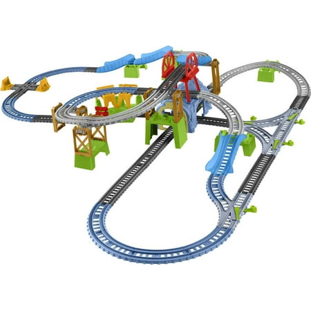Thomas & Friends TrackMaster Percy 6-in-1 Motorized Train and Track Set for Preschool Kids