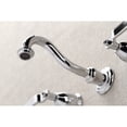 thumbnail image 5 of Kingston Brass KS3021KL Whitaker Two-Handle Wall Mount Roman Tub Faucet, Polished Chrome, 5 of 5