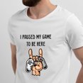 thumbnail image 2 of Greenyef Graphics I Paused My Game to Be Here Video Gamer Gift for Men Teenagers Gaming Funny Graphic T-Shirt Style-25 (White, Medium), 2 of 6