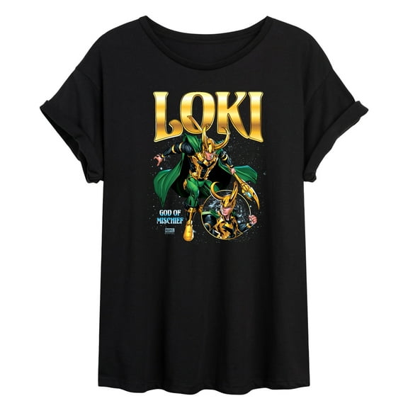 Marvel Loki - Portrait - Women's Oversized Graphic T-shirt