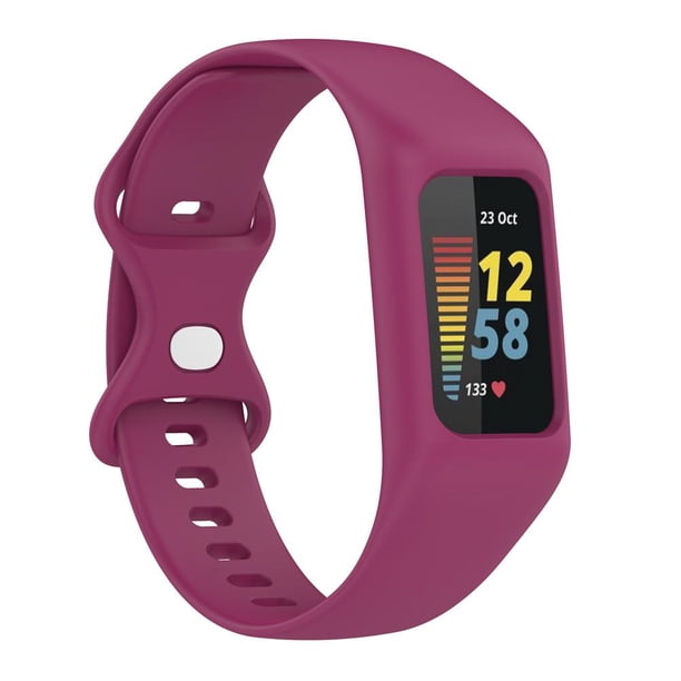 Correa De Reloj Compatible Con Fitbit Charge5 / Charge4 / Charge3 Sport Watch Bands Accesorios De Pulsera De Silicona Yuarrent EL016372-01