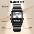 thumbnail image 5 of SKMEI Men Watch Digital Sports Watches for Womens Mens Multifunction Waterproof Wristwatch with 3Time/Alarm/Chronograph, 5 of 8