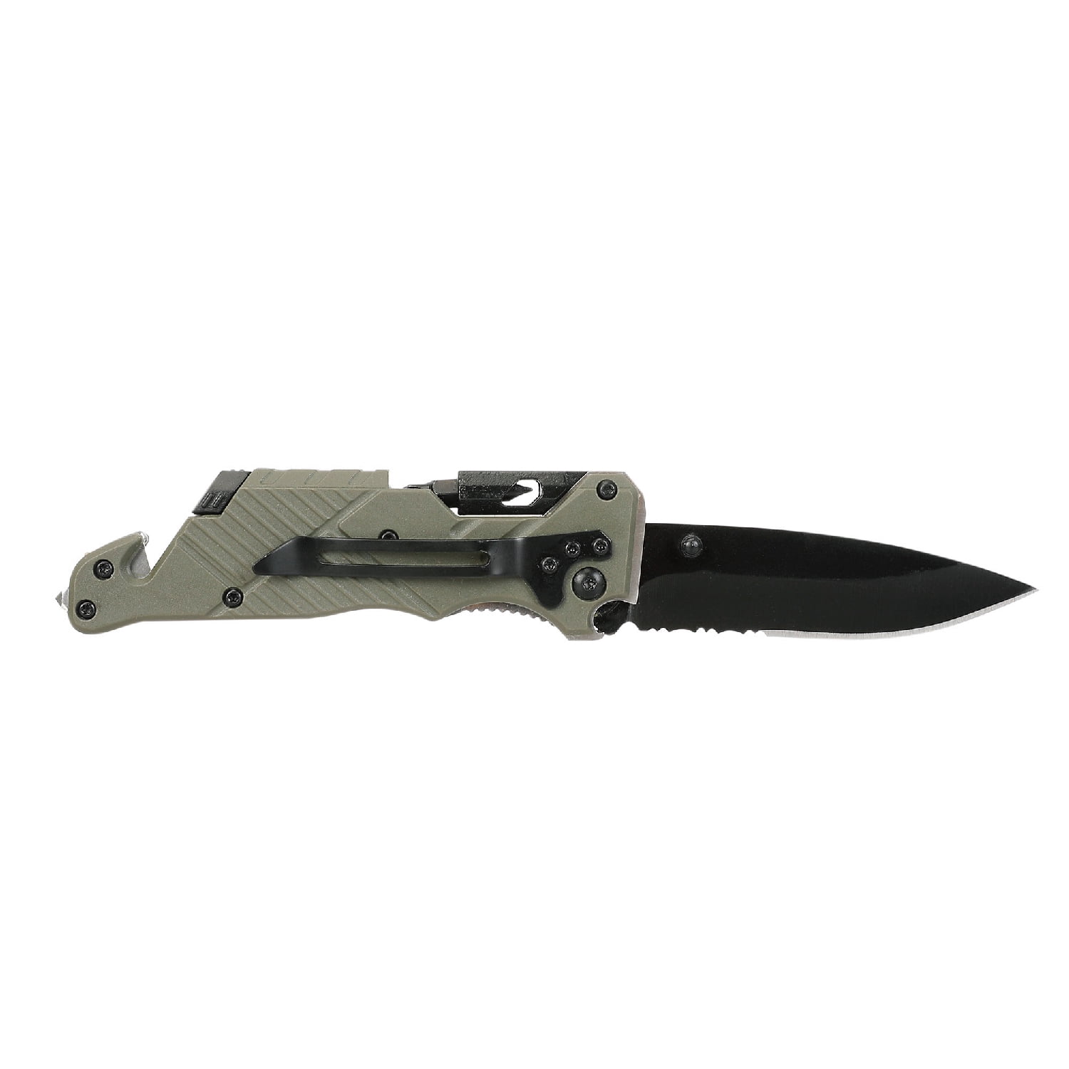 Ozark Trail 7-in-1 Stainless Steel Multitool Knife with Screwdriver
