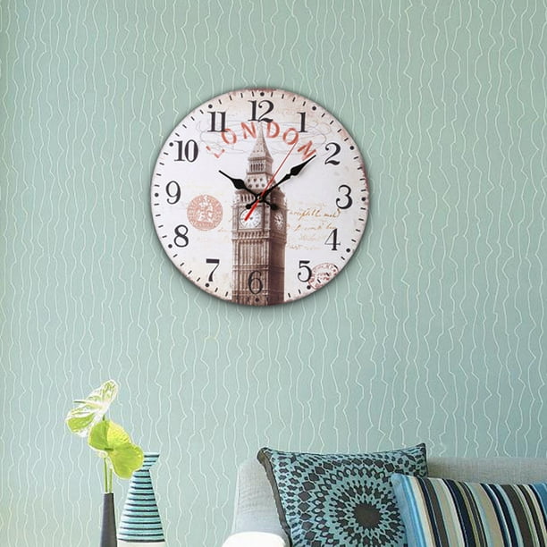 Reloj de pared decorativo de silencioso que no hace tictac Relojes