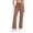 Brown, variant on Ndbuld Yoga Pants Wide Leg Pant Women's Long Solid Color Hip Lift Fitness High Waist Elastic Exercise Yoga Pants