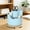 Light Blue, variant on Votnto 360° Rotating Desk Caddy Organizer, Multi-Compartment Plastic Pen Holder for Stationery Makeup Brushes Small Office Supplies
