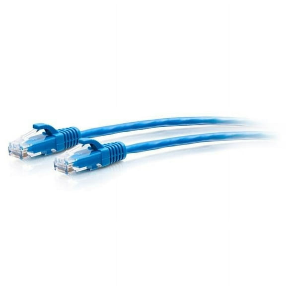 8 ft. Cat6a Snagless Unshielded Twisted Pair Slim Ethernet Network Patch Cable, Blue