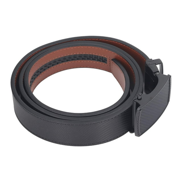 Ceinture En Cuir Pour Hommes, Ceinture En Cuir Souple Et Légère Avec Boucle Automatique Pour les Réunions D'affaires à Usage Quotidien