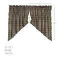 thumbnail image 2 of VHC Brands Rustic & Lodge Kitchen Window Curtains-Wyatt Prairie Swag Pair, Khaki Tan, 2 of 7
