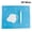 50x40cm Blue, variant on Rolling Baking Mat for Pastry Dough Thickened Silicone Pastry Kneading Board with Measurements Food Grade Non-stick Non-slip Rolling Dough Baking Mat - 50x40cm Blue