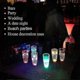 thumbnail image 4 of 6 Pcs Led Wine Champagne Flute Glasses Water Liquid Activated Flashing Light-Up Cups Novelty Glasses for Weddings Bar Halloween, 4 of 4