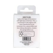Foundation Sponge for Wet or Dry Cosmetics, Latex-Free, 3 Count, by Walmart