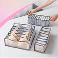 thumbnail image 1 of Xihbxyly Organizador de Ropa Interior, Caja de Almacenamiento con Compartimentos, Soporte de Tela Resistente para Sujetadores y Calcetines, Solución Ideal para Guardarropas, Ideal para El Hogar, Dise, 1 of 7