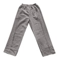 thumbnail image 3 of WILLBEST Pantalones Casuales para Mujer, Clásicos a Cuadros, Pierna Ancha, Estilo Moderno, con Cinturón Largo y Bolsillo para Uso Diario Chica, 3 of 3