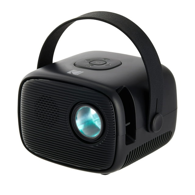 KODAK FLIK X2 Mini proyector Pico | Proyector portátil de 100 pulgadas con control remoto, altavoces y asa de transporte reproduce películas, TV y juegos | Compatible con HDMI, USB, AV, MicroSD, Smart