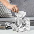 thumbnail image 6 of Naloa German Shepherd Dog Tissue Box CoverLeather Tissue Holder Square Facial Tissue Case Facial Paper Organizer Dispenser for Bathroom, Vanity Countertop, Tabletop, Car, 6 of 8