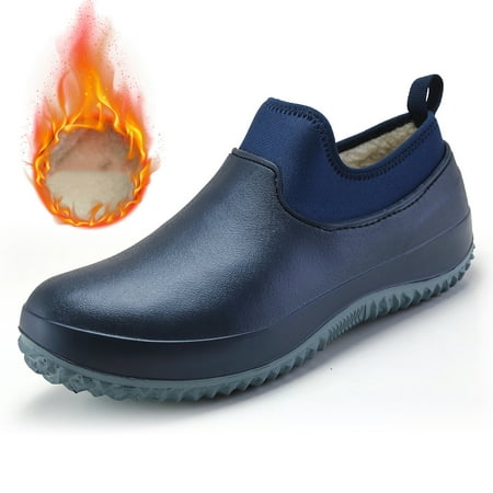 

Warm And Waterproof Rain Shoes Water Shoes Anti-Skid And Wear-Resistant Car Washing Kitchen Work Shoes