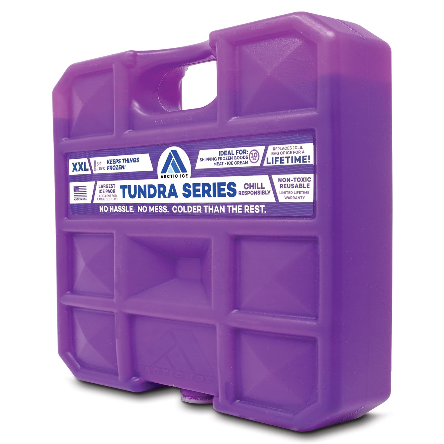 Arctic Ice 1262 Tundra Series Freezer Pack (10 Pounds)