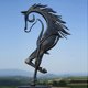 thumbnail image 3 of Caballo Rústico, Estatua Moderna, Arte De Metal, Estatua De Caballo Resistente Al Agua Para El Hogar, Estante De Libros, Chimenea, Decoración De Escritorio De Oficina Eigraketly HA041330-05, 3 of 6