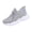 Gray, variant on Willtoo Womens Cozy Lined Sneakers Lace Up Warm Plush Casual Walking Shoes Thick Sole Non Slip Athletic Shoes for Cold Weather