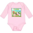 thumbnail image 3 of Inktastic I'm Two Farm Animals Wearing Birthday Party Hats Boys or Girls Long Sleeve Baby Bodysuit, 3 of 5
