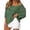 WT-Dark Green, variant on Summer Tops For Womens Crochet Knit Loose Fit Lace Yoke Short Sleeve Pullover T Shirt Spring Blouse Tunic Shirt Round Neck Tee Trend Wear Beige L