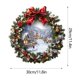 thumbnail image 3 of Adornos navideños, adornos navideños, regalos navideños, guirnalda navideña, casa de nieve, sala de estar, ventana de vidrio, escena navideña, pegatinas de pared decorativas, pegatinas de pared, 3 of 6