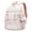 Pink(M), variant on Cute Backpack with Safety Whistle & Reflective Strip,Large Capacity School Bag for Ages 6-12 Ergonomic Design | Water-Resistant Black