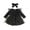 Black, variant on Tiijoy Girls Long Sleeve Princess Dress 3D Butterfly Appliques Dress with Headband, Sizes 6-12M