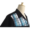 thumbnail image 3 of Nice Pattern Contrast Panel Men Shirts, 3 of 4