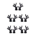 thumbnail image 2 of mmirethe 2pcs Easy To Install Antlers Sticker To Decorate Christmas Car Cute Waterproof black small 5Set, 2 of 6
