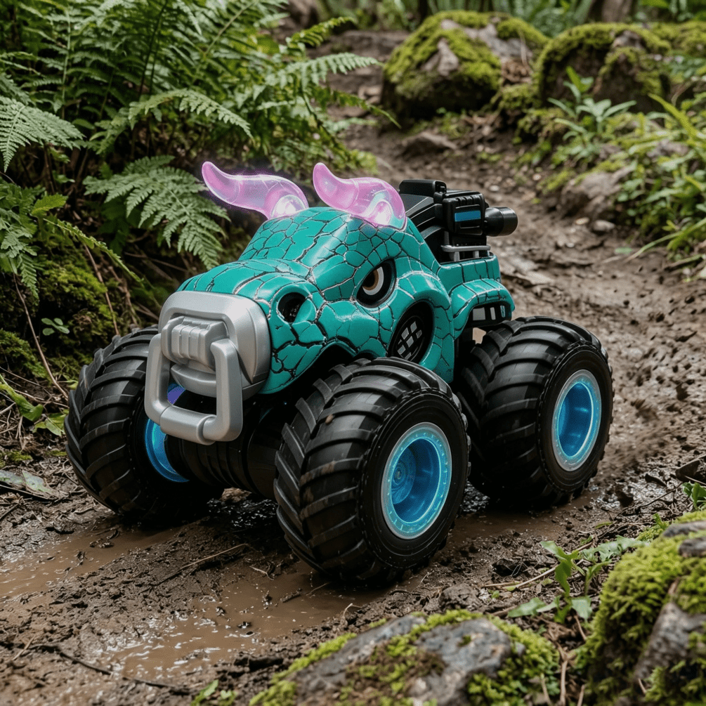 HNH Rc Monster Truck, 1:18 Scale All Terrain Remote Control Car for Kids 4-12 Years, 2 Batteries