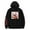 Black, variant on DAX Graphic Print Long Sleeve Pullover Unisex Hoodie Trendy Casual Streetwear,XXS,Black