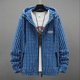 thumbnail image 3 of Parkas Abrigos Acolchados Masculinos Estampados Chaqueta de Plumón con Capucha para Hombre Acolchado Tendencia 2024 en Promoción Acolchado Invierno Exterior Nuevo y Corea Frío, 3 of 5