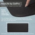 "GelPro NewLife AntiFatigue Kitchen Mat, Cushioned Standing Comfort, 2