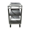 thumbnail image 3 of AmGood Stainless Steel Utility Cart | 18" Wide X 32 Long X 33" High | 3 Shelf Metal Utility Cart on Wheels with Handle | for Home & Business Use, 3 of 5