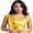 Gold, variant on Women's Shiny Metallic Vest Rave Festival Clubwear Crop Top Dance Tank Tops Blouse Dancewear