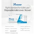 thumbnail image 2 of Ncover Disposable Toilet Seat Cover 100pcs, 2 of 6