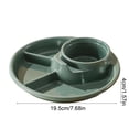 thumbnail image 7 of Divided Plates for Adults 4 Packs Unbreakable Portion Control Plate Sectioned with Dividers, 7.7'' Plastic Food Separator Dinner Plates Lightweight Compartment Reusable Portion Control Plates, 7 of 7