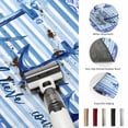 thumbnail image 5 of Entryway Rug 2'x3', Ocean Archor Kitchen Runner Rugs Non-Slip Carpet Mats, Summer Rustic Nautical Coastal Beach Blue Stripes Bedside Rugs Runners Washable Floor Carpet for Bathroom Laundry Room, 5 of 8