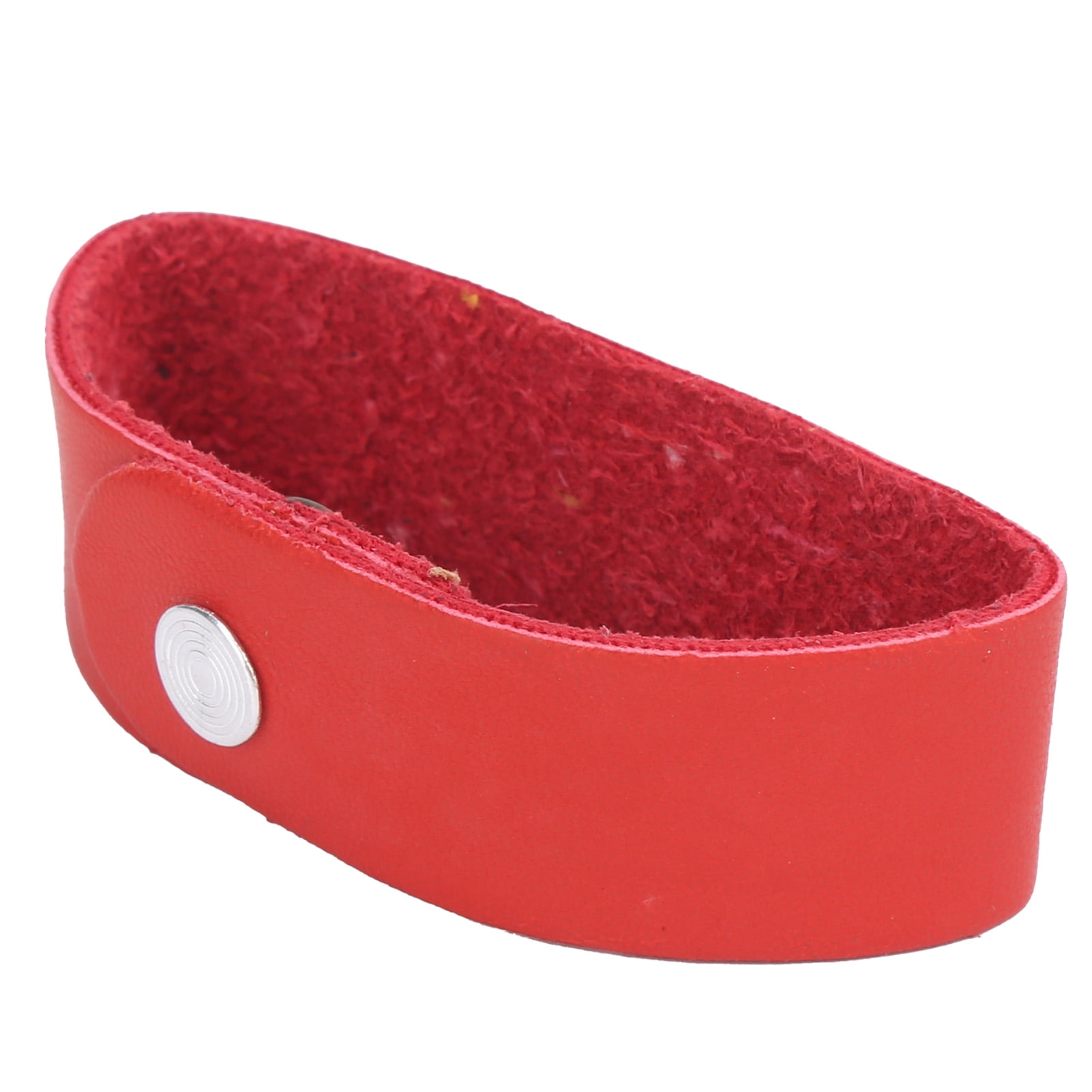 Leather Guitar Strap Button, Microfiber Leather Guitar Headstock Strap